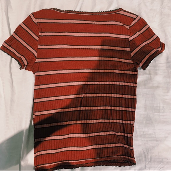 Forever 21 | Striped Ruched Tee - Picture 2 of 2